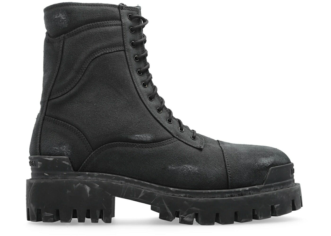 バレンシアガ 武装戦闘 ストライク ブーツ 黒いこと 黒いこと スニーカー メンズ BALENCIAGA COMBAT STRIKE 20MM BOOT BLACK /