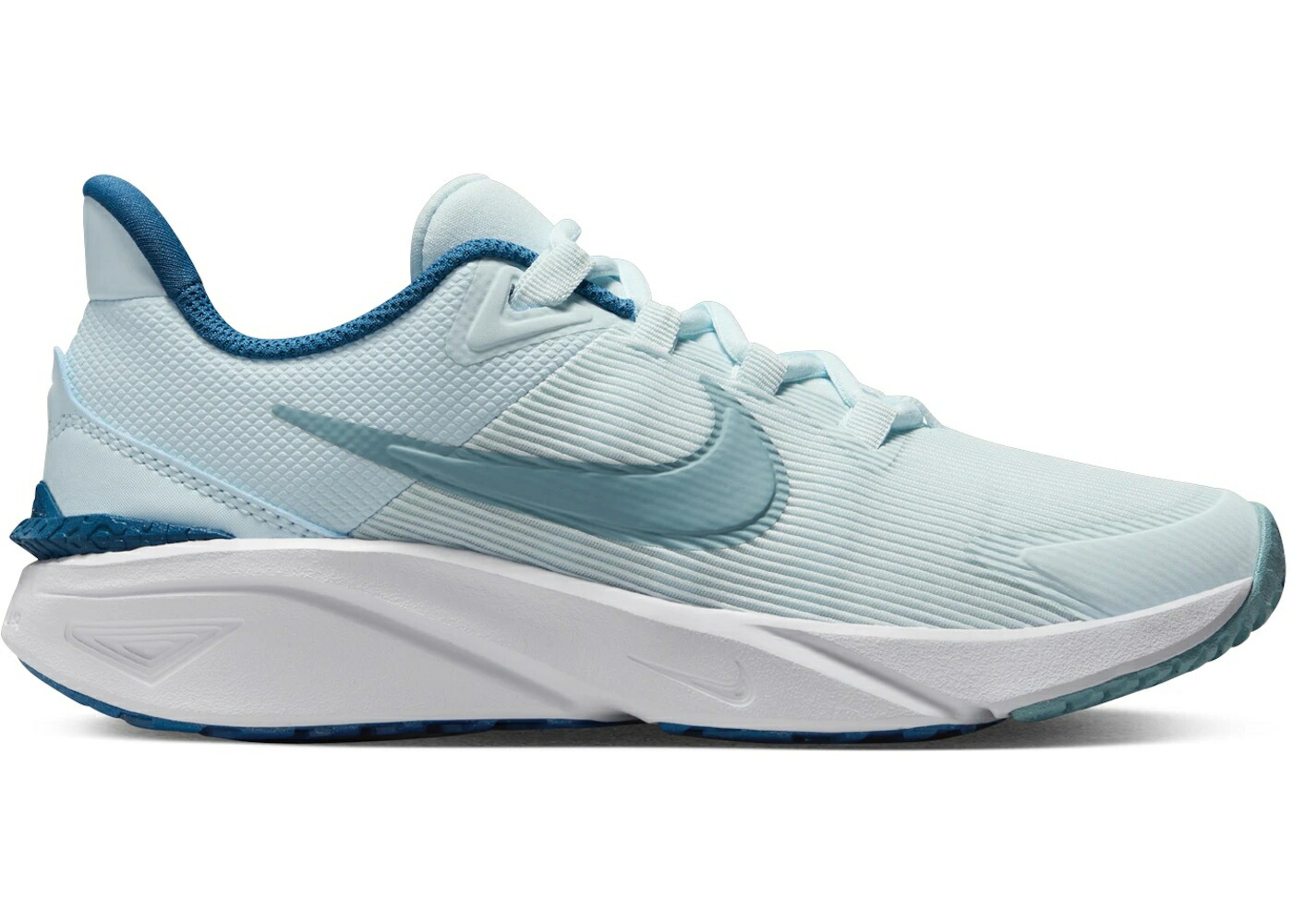 ナイキ 青色 ブルー 白色 ホワイト デニム ジュニア キッズ NIKE STAR RUNNER 4 GLACIER BLUE ASTRONOMY WHITE DENIM TURQUOISE (GS) / GLACIER BLUE ASTRONOMY BLUE ベビー マタニティ スニーカー