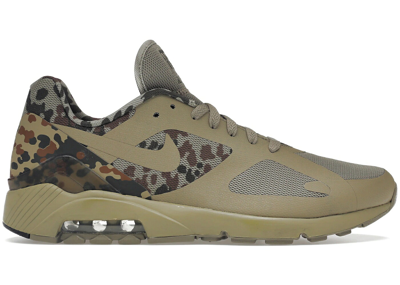 ナイキ マックス 家鴨柄 カーキ 大気圏マックス スニーカー メンズ NIKE AIR MAX 180 GERMANY CAMO / BAMBOO BAMBOO DARK KHAKI