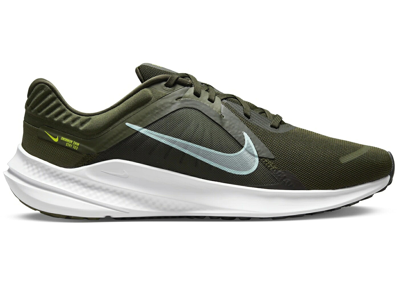ナイキ 積貨委託貨物 カーキ 白いこと 白いこと 青み 青色 スニーカー メンズ NIKE QUEST 5 CARGO KHAKI SEQUOIA WHITE GLACIER BLUE / CARGO KHAKI SEQUOIA WHITE