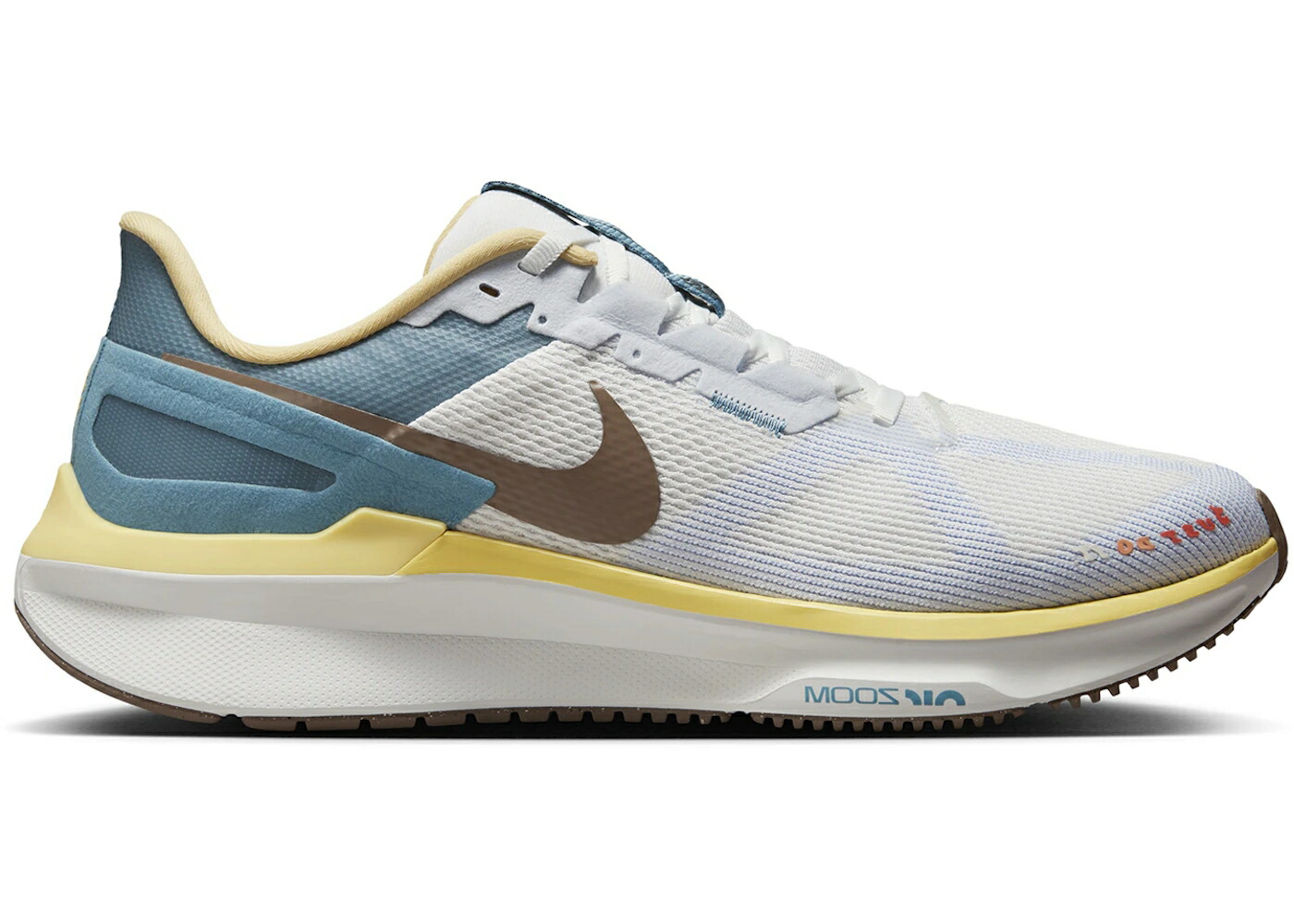 ナイキ 白色 ホワイト 黄色 イエロー 茶色 ブラウン スニーカー メンズ NIKE STRUCTURE 25 SUMMIT WHITE SOFT YELLOW MINK BROWN / SUMMIT WHITE SUMMIT WHITE SOFT