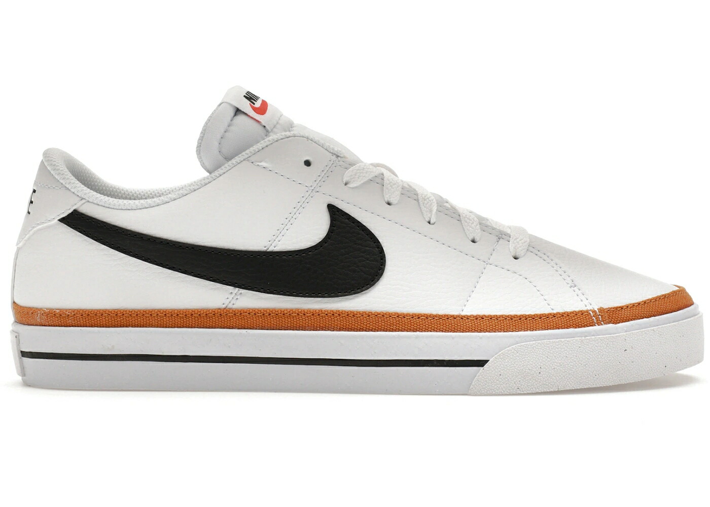 ナイキ 厚地の外套 レガシー 白いこと 白いこと 黒いこと 黒いこと スニーカー メンズ NIKE COURT LEGACY NEXT NATURE WHITE DESERT OCHRE / WHITE DESERT OCHRE BLACK