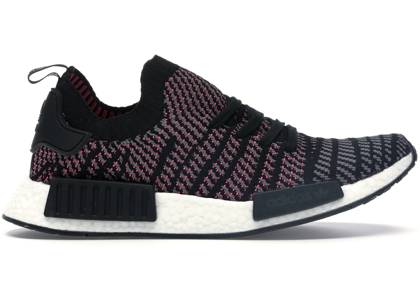 アディダス 黒いこと 黒いこと 薄墨色 薄墨色 サクラ色 中核グループ スニーカー メンズ ADIDAS NMD R1 STLT BLACK GREY SOLAR PINK / CORE BLACK GREY FOUR SOLAR PINK