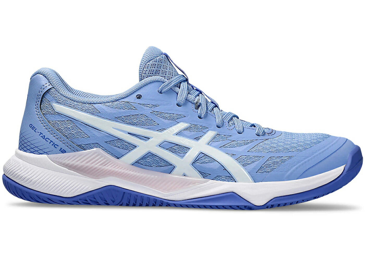 アシックス 白色 ホワイト WOMEN スニーカー レディース ASICS GEL-TACTIC 12 LIGHT SAPPHIRE WHITE (WOMEN) / LIGHT SAPPHIRE WHITE