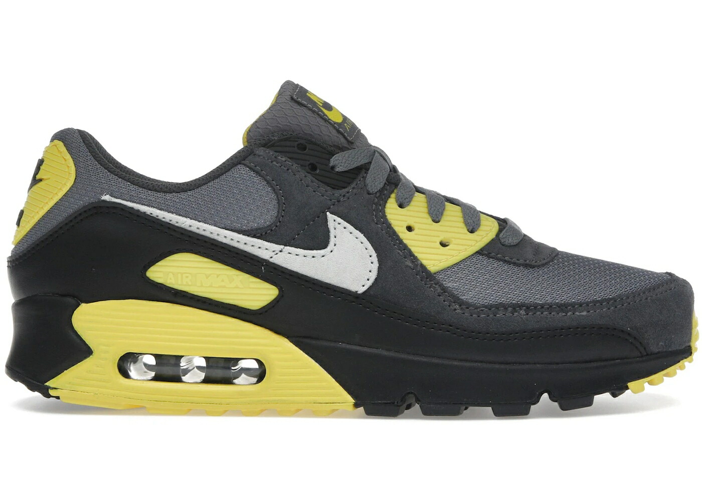 ナイキ マックス 薄墨色 薄墨色 雷光 しろがね色 しろがね色 エア湖マックス スニーカー メンズ NIKE AIR MAX 90 SMOKE GREY LIGHTNING / SMOKE GREY LIGHT SILVER