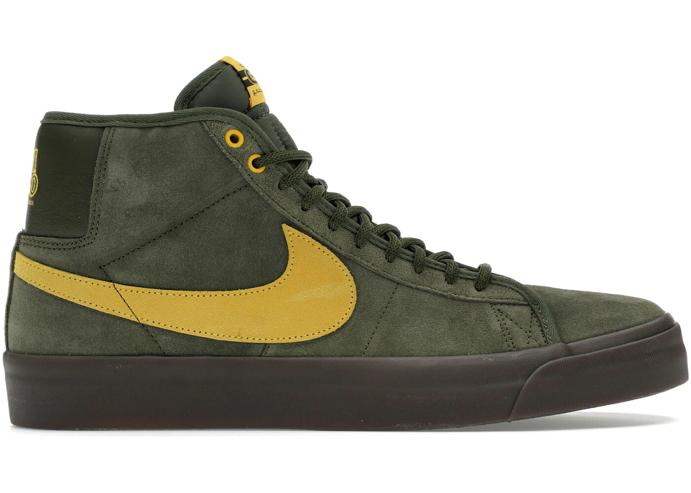 ナイキ エスビー 望遠レンズ ブレイザー ミッド 滑るゲーム盤 緑 緑であること スニーカー メンズ NIKE SB ZOOM BLAZER MID ANTIHERO SKATEBOARDS / ROUGH GREEN AMARILLO ROUGH GREEN