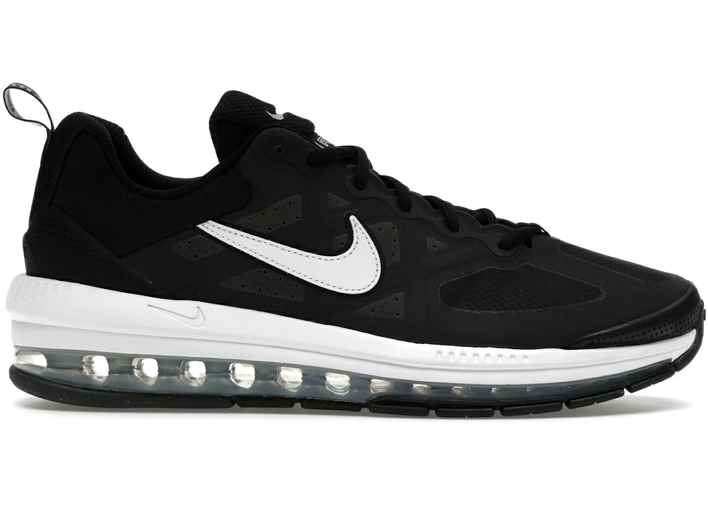 ナイキ マックス 黒色 ブラック 白色 ホワイト エアマックス スニーカー メンズ NIKE AIR MAX GENOME BLACK WHITE / BLACK WHITE