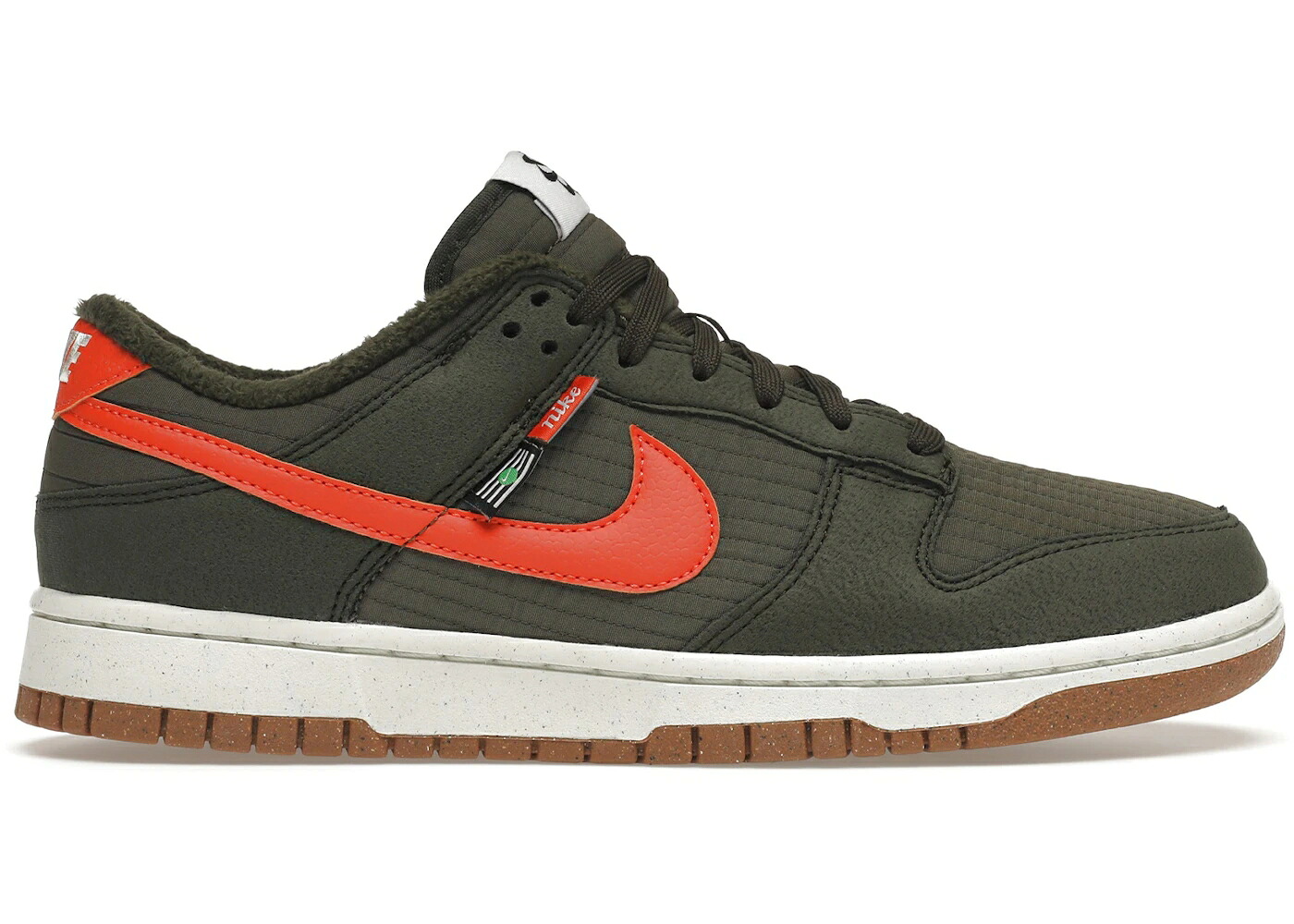 ナイキ ダンク 橙 オレンジ色 オリーブ ダンクロー スニーカー メンズ NIKE DUNK LOW RETRO NEXT NATURE SEQUOIA / SEQUOIA ORANGE MEDIUM OLIVE SAIL