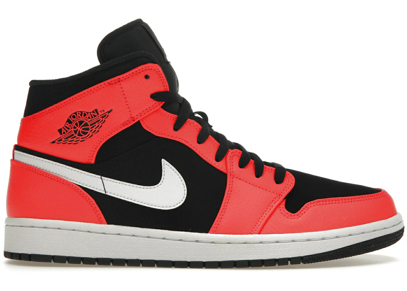 ナイキ ジョーダン ミッド 黒いこと 黒いこと 白いこと 白いこと スニーカー メンズ JORDAN 1 MID INFRARED 23 / BLACK WHITE INFRARED 23