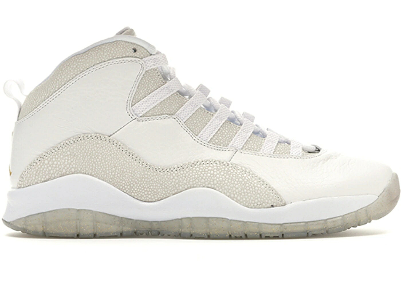 ナイキ ジョーダン 白いこと 白いこと ゴールド スニーカー メンズ JORDAN 10 RETRO DRAKE OVO WHITE / SUMMIT WHITE METALLIC GOLD WHITE
