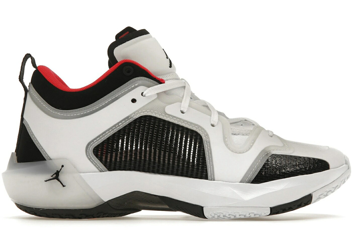 ナイキ ジョーダン 赤 レッド 白色 ホワイト 黒色 ブラック スニーカー メンズ JORDAN 37 LOW SIREN RED / WHITE BLACK SIREN RED