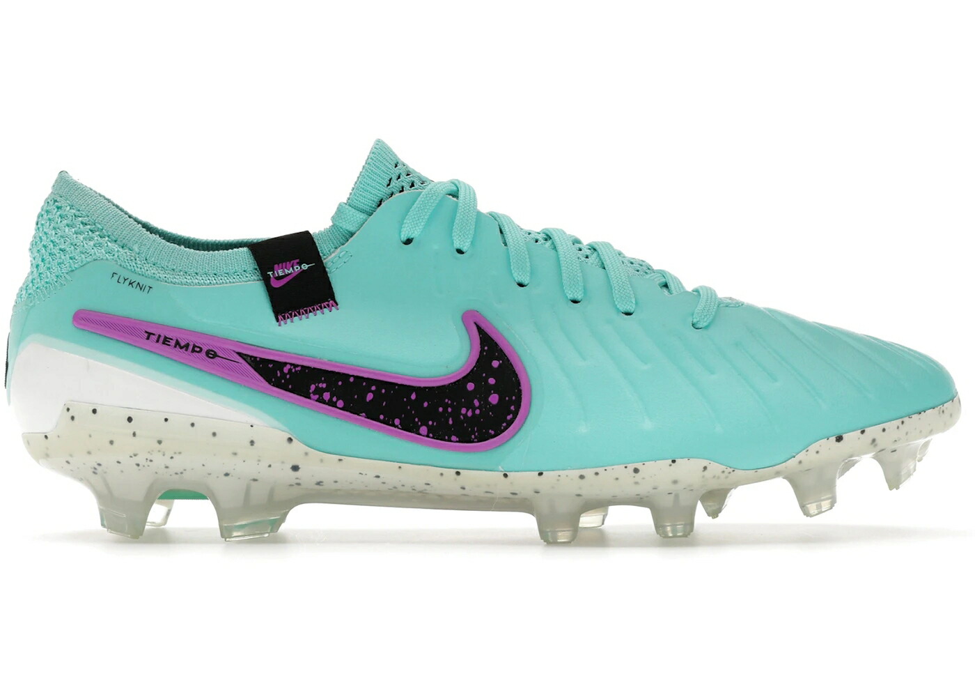 ナイキ ティエンポ レジェンド エリート 黒色 ブラック スニーカー メンズ NIKE TIEMPO LEGEND 10 ELITE FG MAD READY PACK / HYPER TURQUOISE BLACK