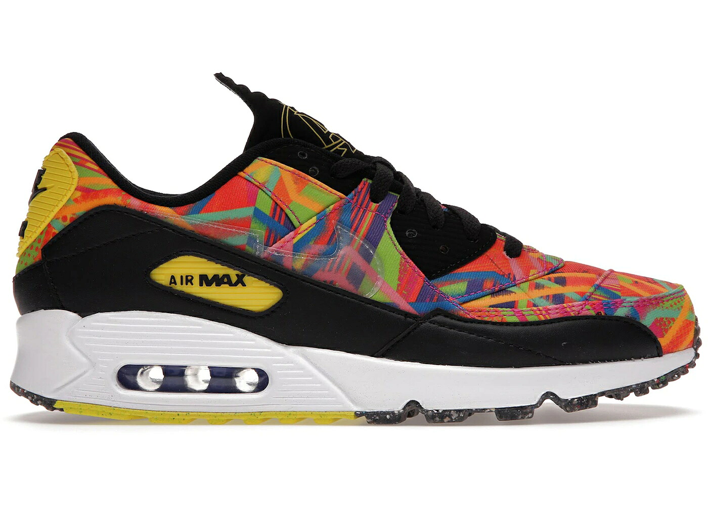 ナイキ マックス 黒いこと 黒いこと 白いこと 白いこと 大気圏マックス スニーカー メンズ NIKE AIR MAX 90 FAMILIA / BLACK MULTI COLOR WHITE