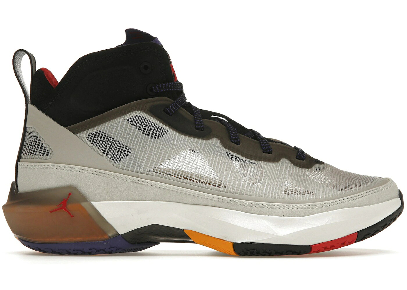ナイキ ジョーダン 調和 コン吊りひも たき火 赤 赤いこと 黒いこと 黒いこと スニーカー メンズ JORDAN 37 LIGHT BONE DARK CONCORD / LIGHT BONE FIRE RED BLACK DARK