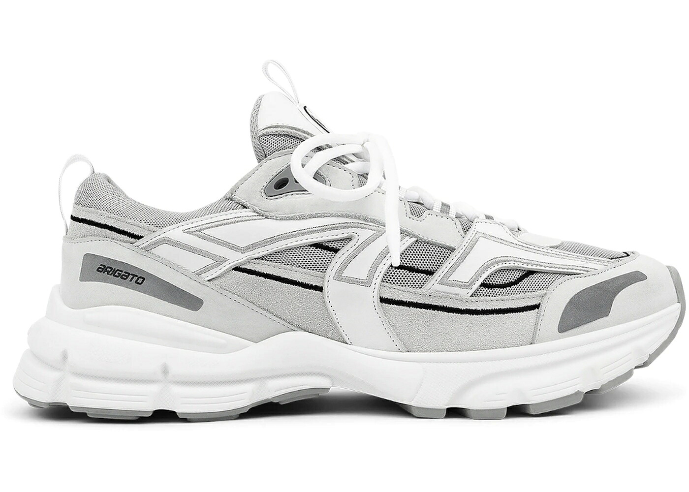 アクセルアリガト 白いこと 白いこと 薄墨色 薄墨色 スニーカー メンズ AXEL ARIGATO AXEL ARIGATO MARATHON R-TRAIL WHITE GREY / WHITE GREY