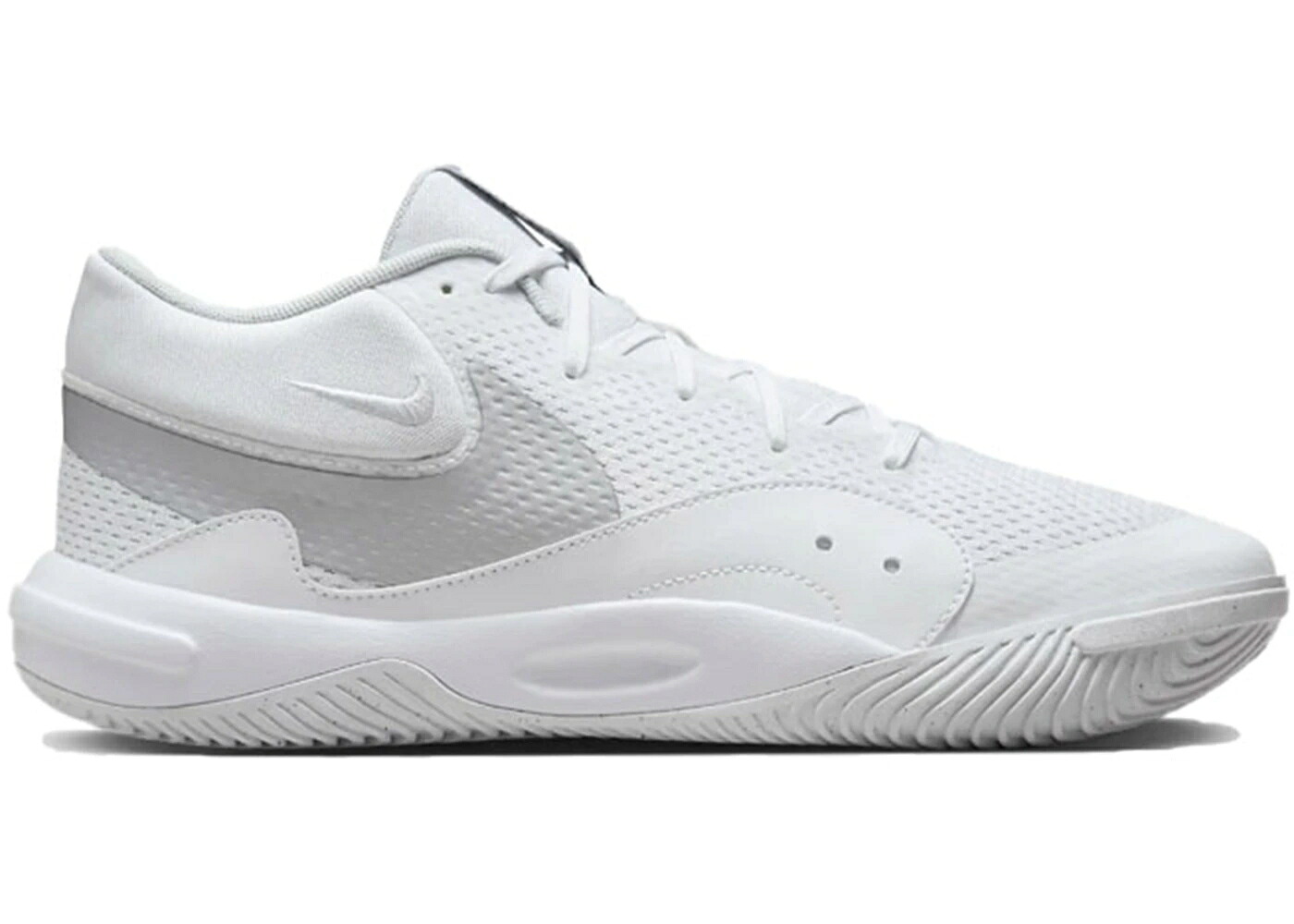 ナイキ 白色 ホワイト 銀色 シルバー スニーカー メンズ NIKE HYPERQUICK WHITE METALLIC SILVER / WHITE METALLIC SILVER｜スニケス