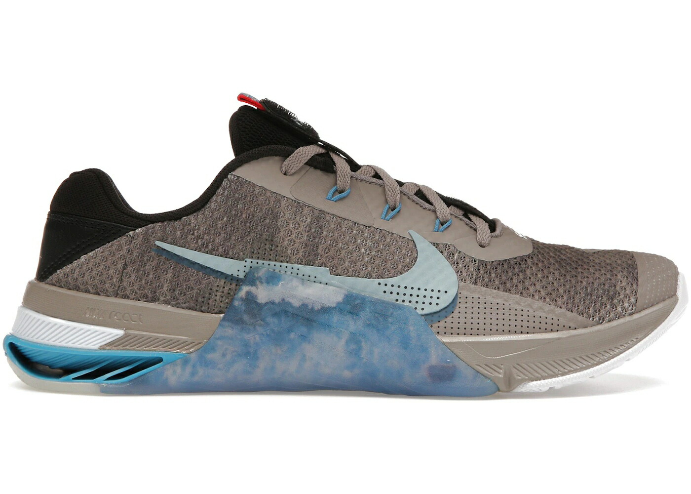 ナイキ アンプ 黒色 ブラック 青色 ブルー スニーカー メンズ NIKE METCON 7 AMP ENIGMA STONE / ENIGMA STONE BLACK DUTCH BLUE