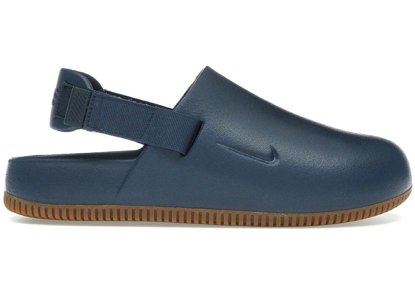 ナイキ 紺色 米国海軍 赤銅色 赤銅色 スニーカー メンズ NIKE CALM MULE NAVY GUM / NAVY GUM MEDIUM BROWN