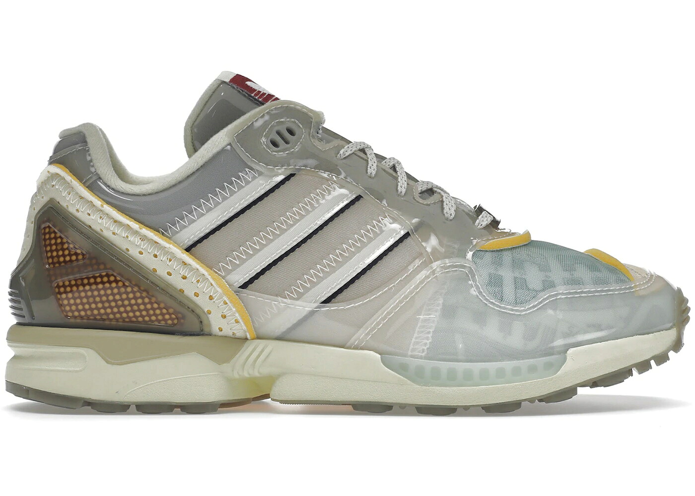 アディダス 白いこと 白いこと 砂色 沙子 スニーカー メンズ ADIDAS ZX 6000 X-RAY INSIDE OUT / BLISS CHALK WHITE SAND