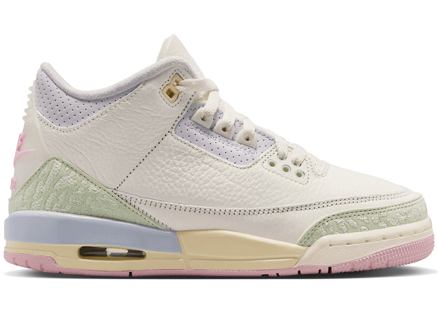 ナイキ ジョーダン 発条 翡翆 ジェード 佇まい 御坊っちゃん キッズ JORDAN 3 RETRO SPRING IS IN THE AIR (GS) / SAIL JADE AURA AURA ICED CARMINE もの言う花 マタニティ スニーカー