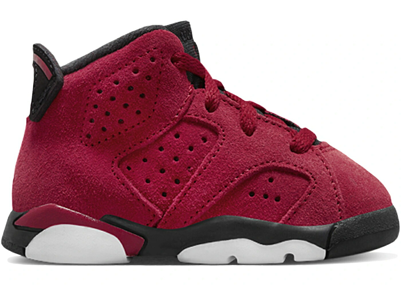 ナイキ ジョーダン 赤 赤いこと 黒いこと 黒いこと お坊っちゃん キッズ JORDAN 6 RETRO TORO BRAVO (TD) / VARSITY RED BLACK