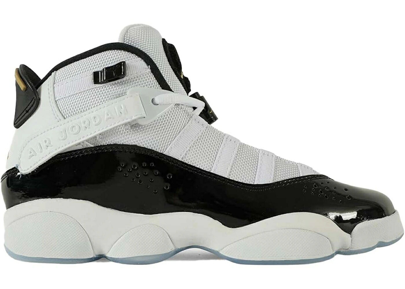 ナイキ ジョーダン リング 白色 ホワイト 黒色 ブラック ゴールド ジュニア キッズ JORDAN 6 RINGS DEFINING MOMENTS (GS) / WHITE BLACK ICE METALLIC GOLD ベビー マタニティ スニーカー