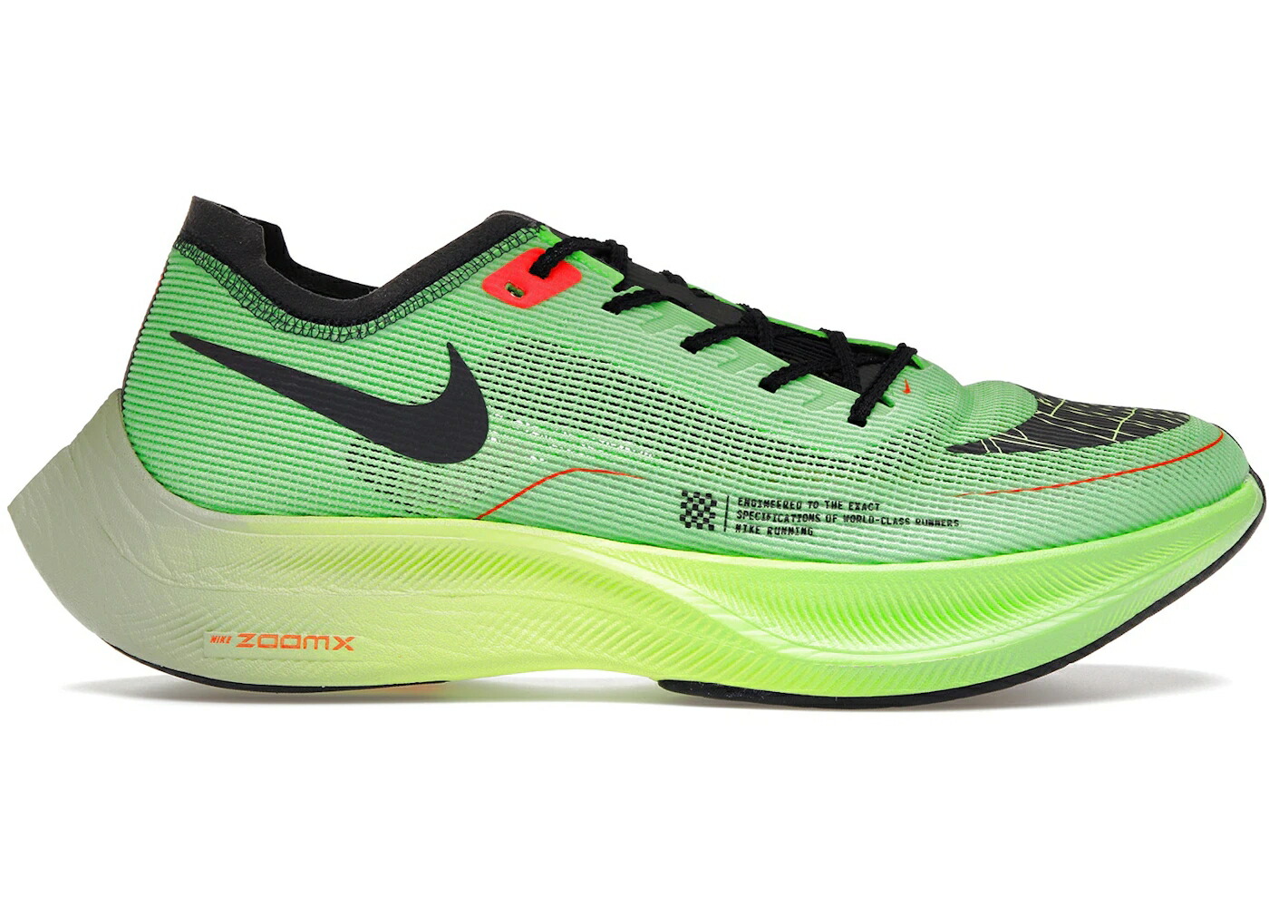 ナイキ スクリーム 緑 緑であること クリムゾン NEXT% スニーカー メンズ NIKE ZOOMX VAPORFLY 2 EKIDEN SCREAM GREEN / SCREAM GREEN BRIGHT CRIMSON