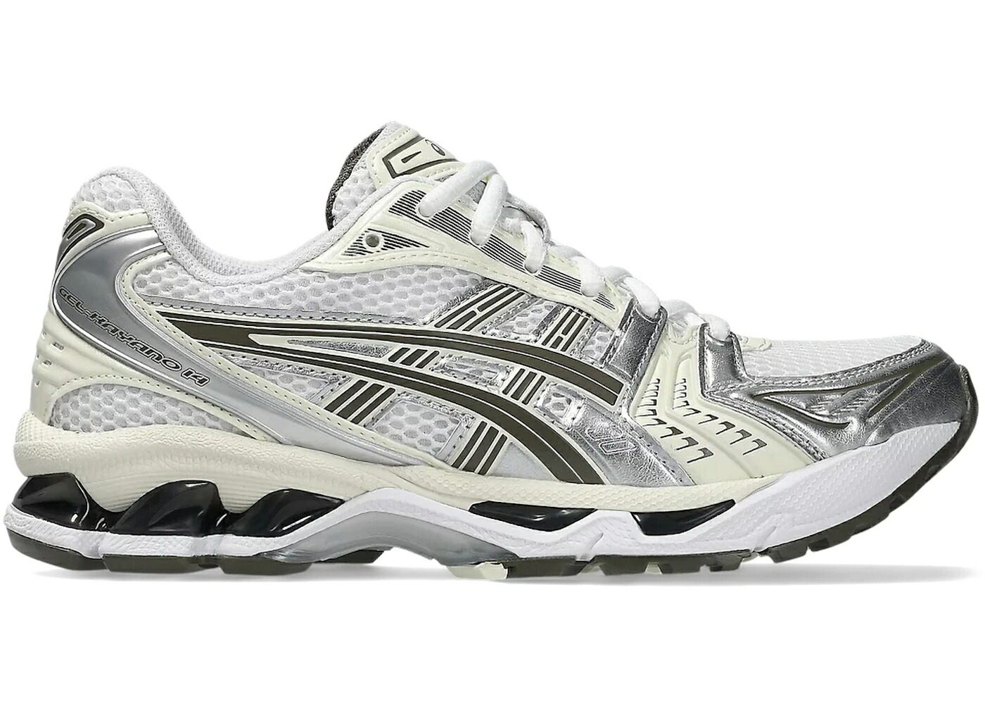 アシックス 白色 ホワイト アイボリー スニーカー メンズ ASICS GEL-KAYANO 14 WHITE IVORY / WHITE IVORY