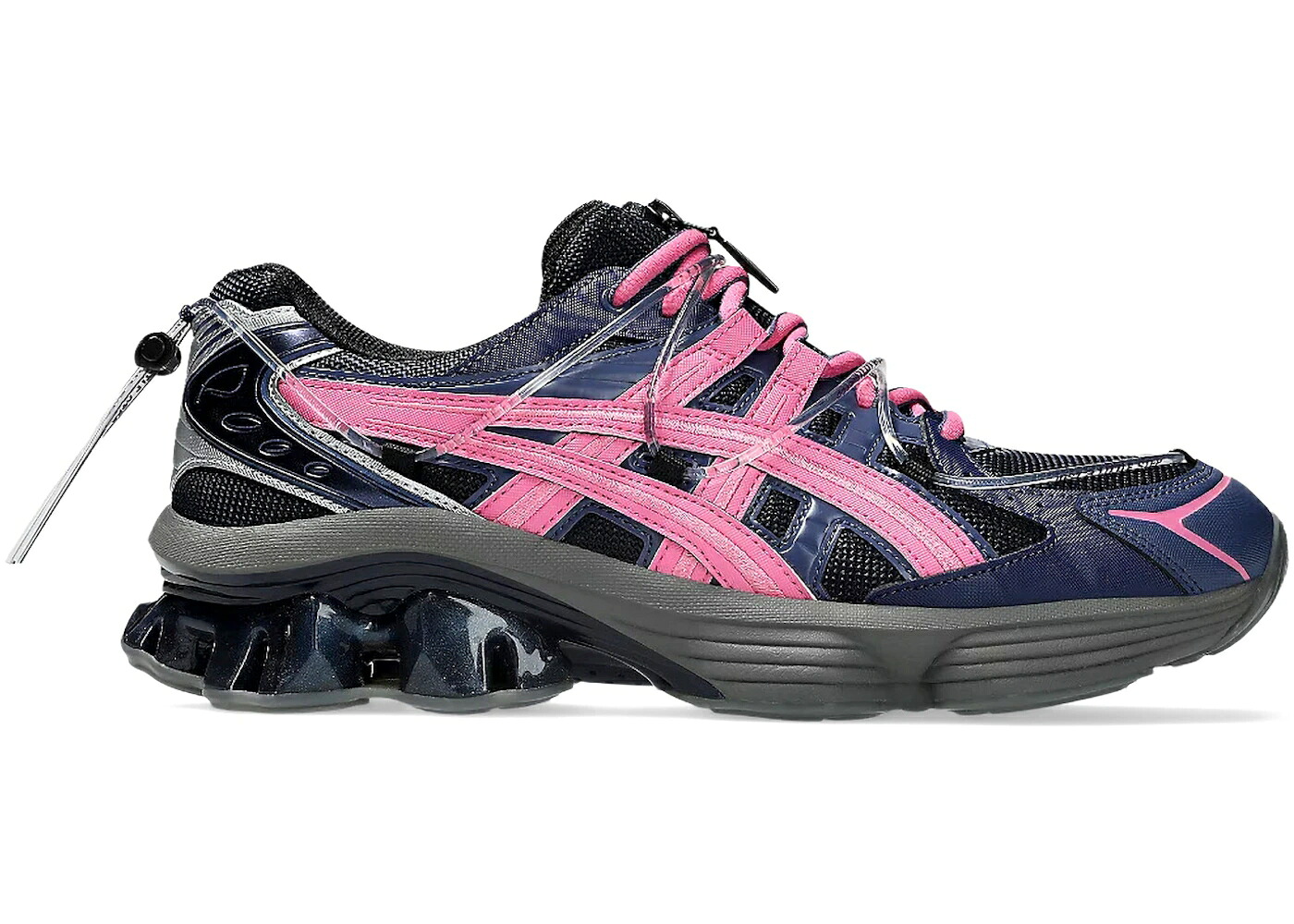 アシックス 紺色 ネイビー ピンク スニーカー メンズ ASICS GEL-KINETIC FLUENT Y YOASOBI NAVY PINK / NAVY PINK