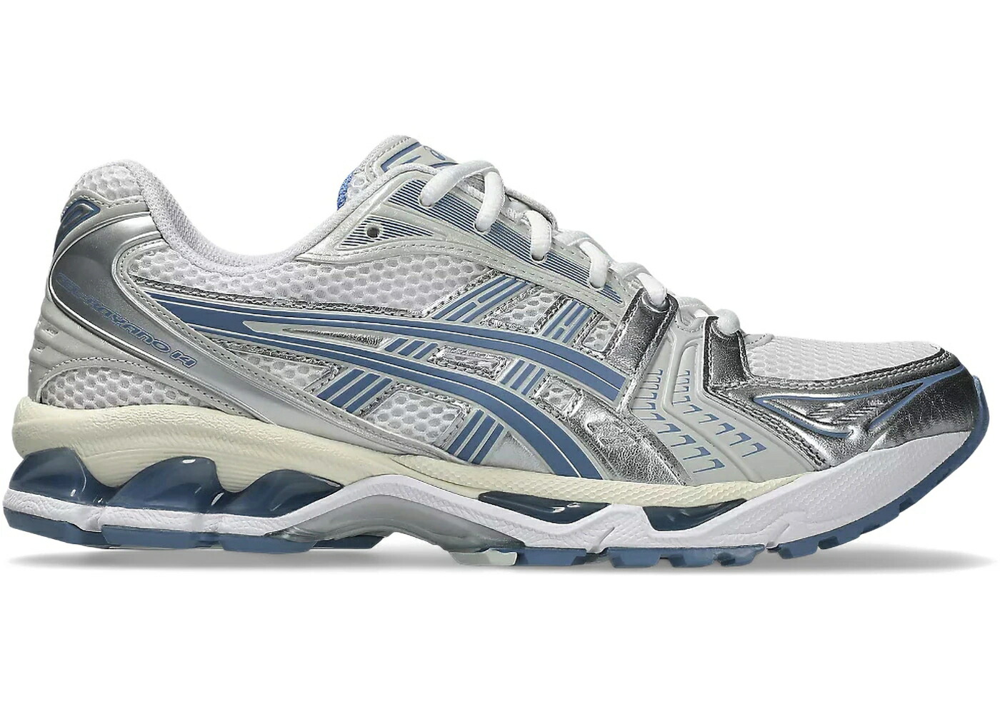 アシックス 白色 ホワイト 紺色 ネイビー スニーカー メンズ ASICS GEL-KAYANO 14 WHITE LIGHT NAVY / WHITE LIGHT NAVY