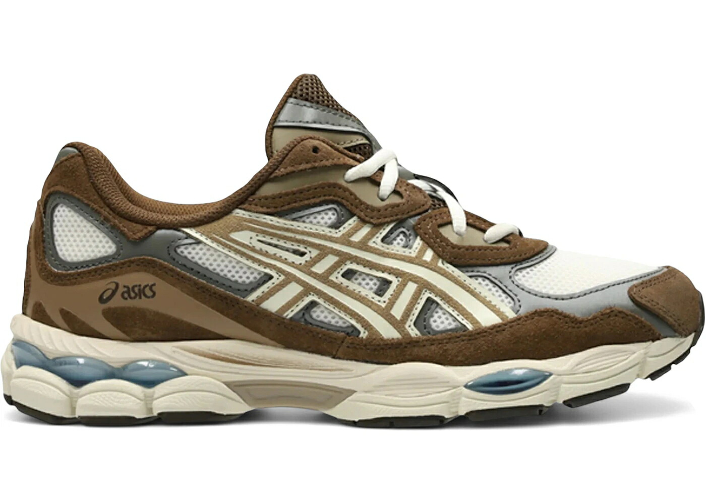 アシックス 赤銅色 赤銅色 白いこと 白いこと 青味 青み スニーカー メンズ ASICS GEL-NYC BROWN WHITE BLUE / BROWN WHITE