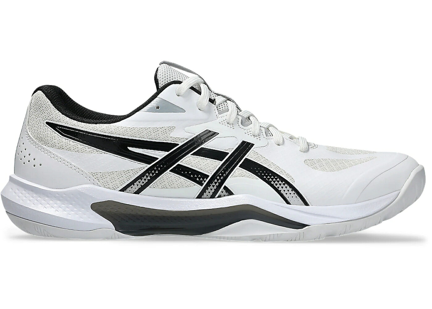 アシックス サー青少年 白いこと 白いこと 黒いこと 黒いこと スニーカー メンズ ASICS GEL-TACTIC 13 WHITE BLACK / WHITE BLACK