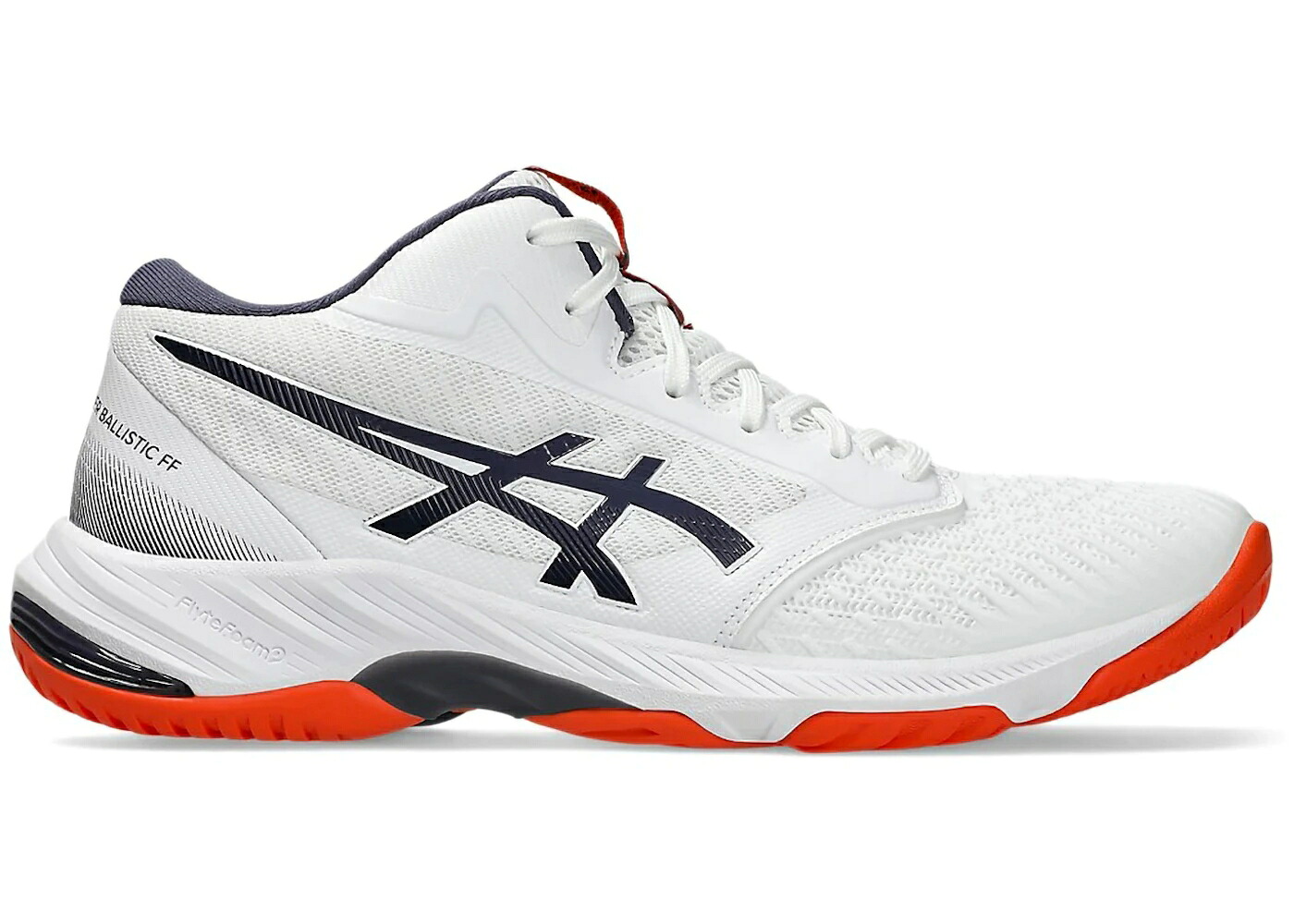 アシックス 白色 ホワイト 藍色 インディゴ スニーカー メンズ ASICS NETBURNER BALLISTIC FF MT 3 WHITE INDIGO FOG / WHITE INDIGO FOG|スニケス