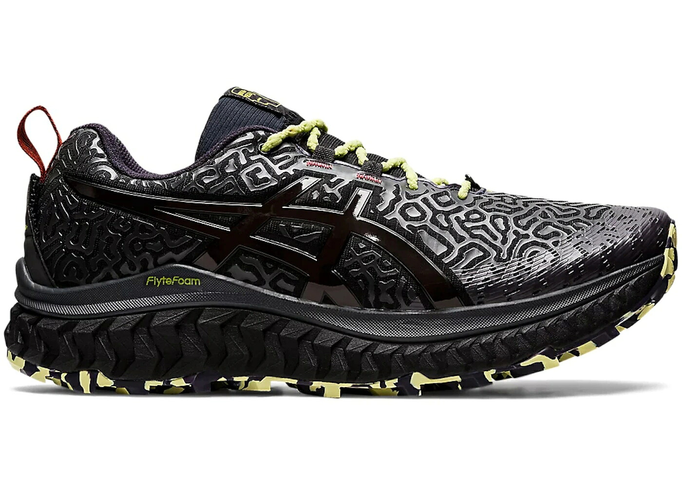 アシックス マックス 黒いこと 黒いこと スニーカー メンズ ASICS TRABUCO MAX BRAIN DEAD CHAOS SLIME / BLACK CINNABAR 靴-スニーカー