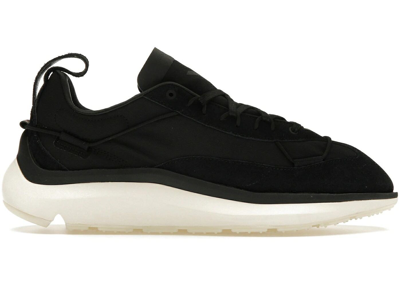 アディダス 幽客 黒いこと 黒いこと 皮膚軟化剤 白いこと 白いこと スニーカー メンズ ADIDAS Y-3 SHIKU RUN BLACK CREAM WHITE / BLACK BLACK CREAM WHITE メンズ靴-靴-スニーカー