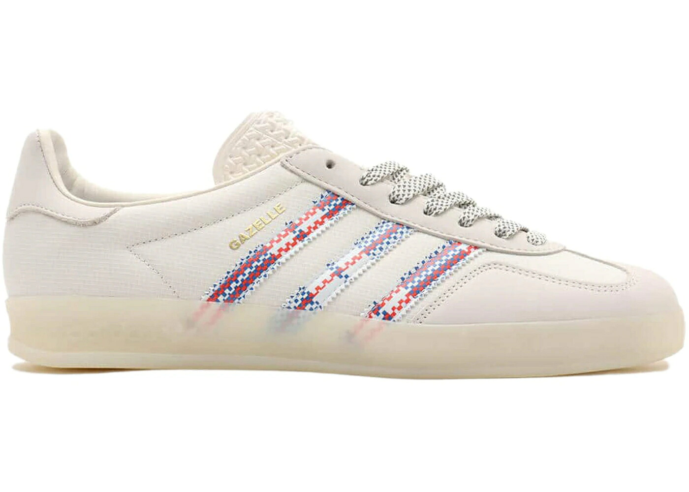 アディダス ガゼル 白いこと 白いこと スニーカー メンズ ADIDAS GAZELLE INDOOR ALWAYTH WHITE / WHITE PLAID