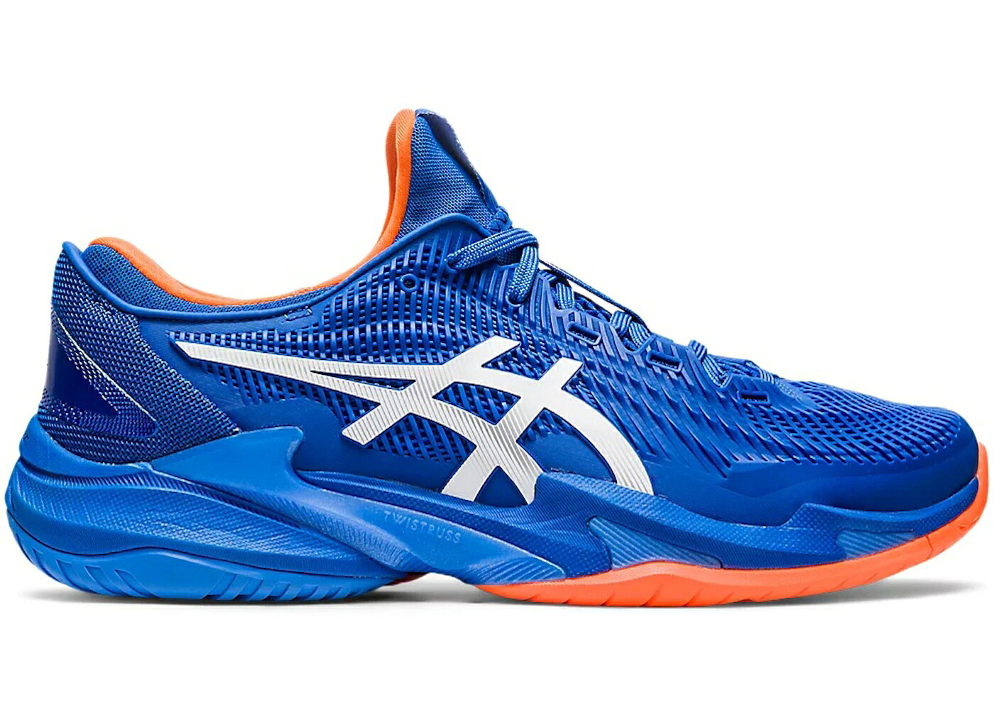 アシックス 厚地の外套 青み 青色 白いこと 白いこと スニーカー メンズ ASICS COURT FF 3 NOVAK TUNA BLUE WHITE / TUNA BLUE WHITE