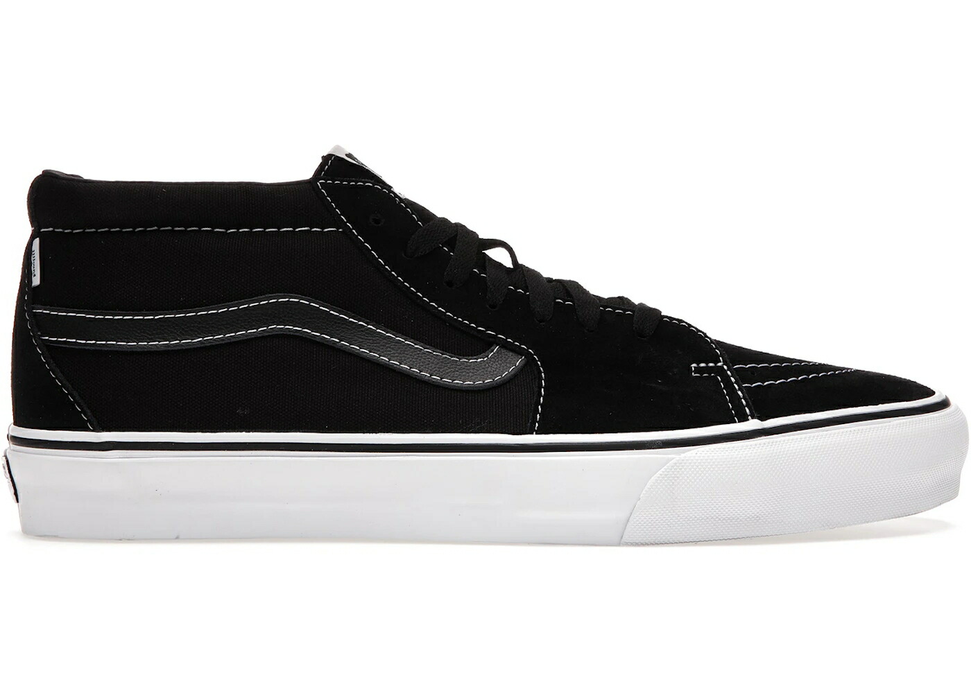 ヴァンズ バンズ ボルト 黒色 ブラック 白色 ホワイト スニーカー メンズ VANS VAULT SK8-MID LX JJJJOUND BLACK / BLACK WHITE