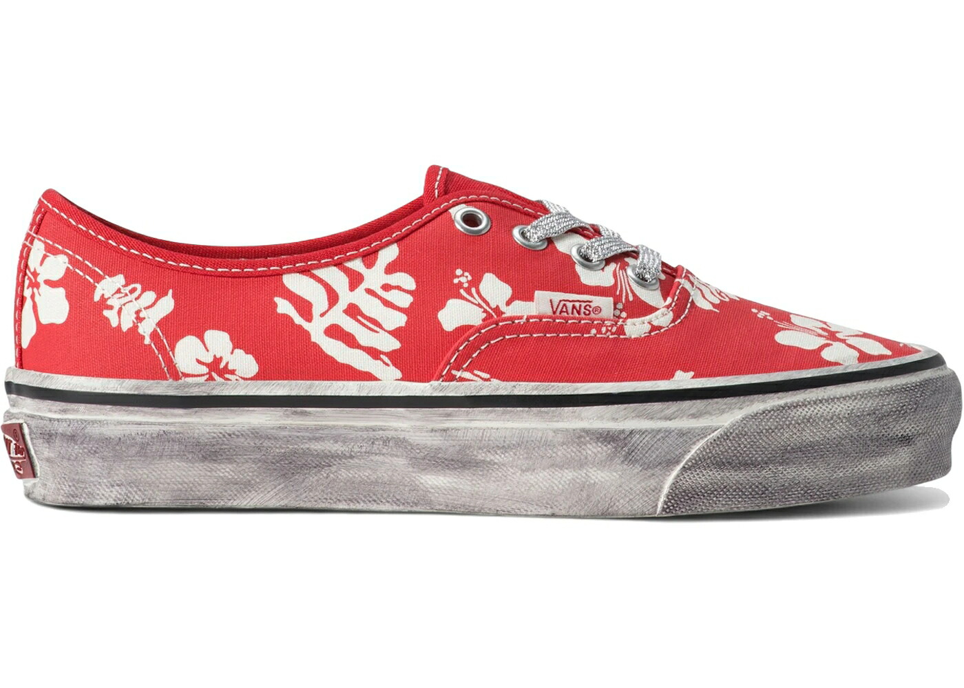 ヴァンズ バンズ プレミアム オーセンティック アロハ 赤 レッド 白色 ホワイト スニーカー メンズ VANS PREMIUM AUTHENTIC ARCHIVE ALOHA RED WHITE /