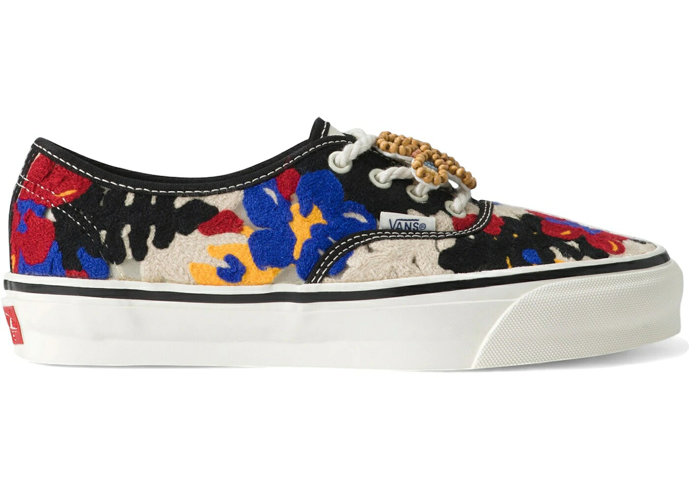 ヴァンズ バンズ プレミアム オーセンティック 白色 ホワイト 赤 レッド 青色 ブルー スニーカー メンズ VANS PREMIUM AUTHENTIC NEEDLEWORK WHITE RED BLUE / WHITE RED BLUE