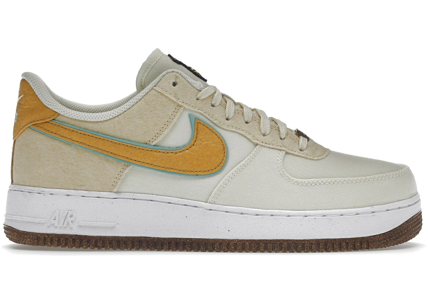ナイキ 緑 グリーン ナチュラル エアフォース スニーカー メンズ NIKE AIR FORCE 1 LOW HAPPY PINEAPPLE COCONUT MILK / COCONUT MILK GREEN GLOW NATURAL