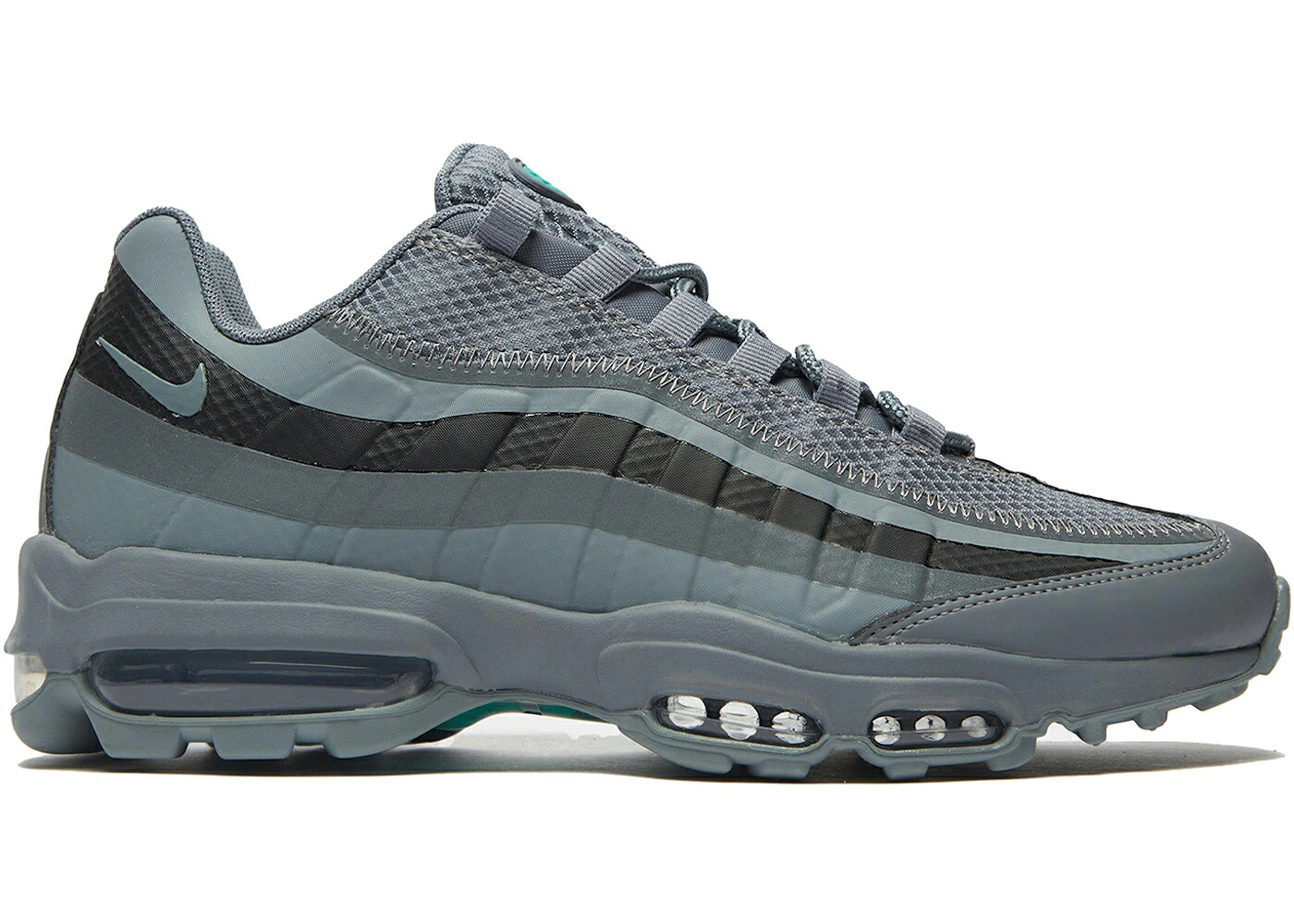 ナイキ マックス ウルトラ クール 灰色 グレー 黒色 ブラック エアマックス スニーカー メンズ NIKE AIR MAX 95 ULTRA COOL GREY / COOL GREY BLACK
