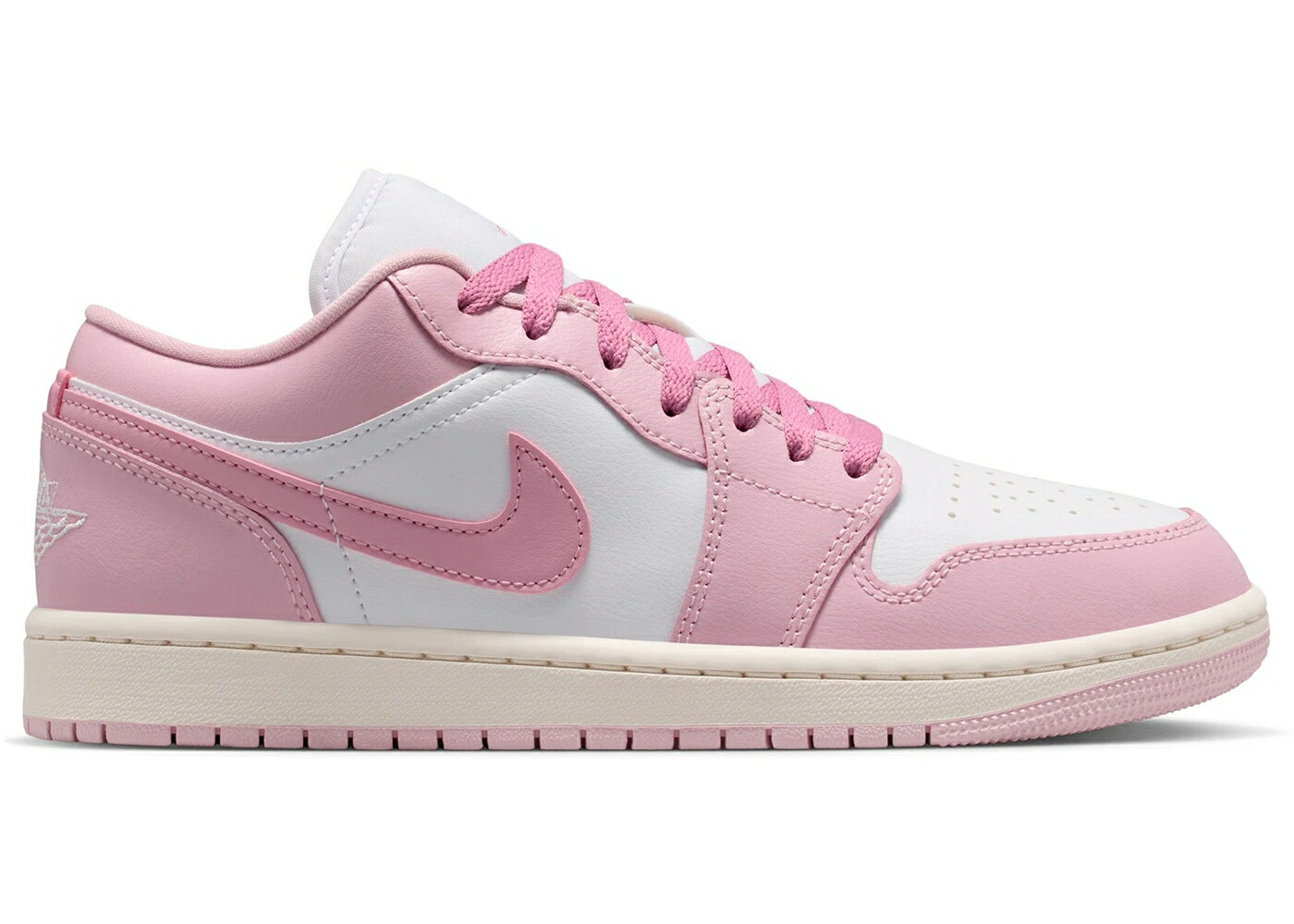 ナイキ ジョーダン 白いこと 白いこと サクラ色 WOMEN\u0027S スニーカー レディース JORDAN 1 LOW ICED CARMINE WHITE (WOMEN\u0027S) / ICED CARMINE ELEMENTAL PINK SAIL
