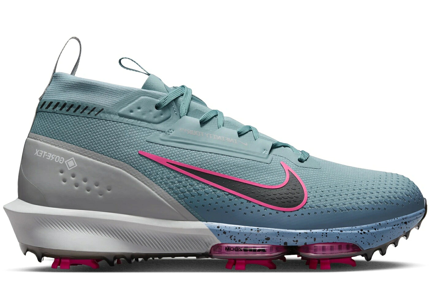 ナイキ ゴアテックス デニム ピンク 黒色 ブラック スニーカー メンズ NIKE INFINITY TOUR 2 GORE-TEX DENIM TURQUOISE AEGEAN STORM HYPER PINK BLACK / DENIM TURQUOISE AEGEAN STORM