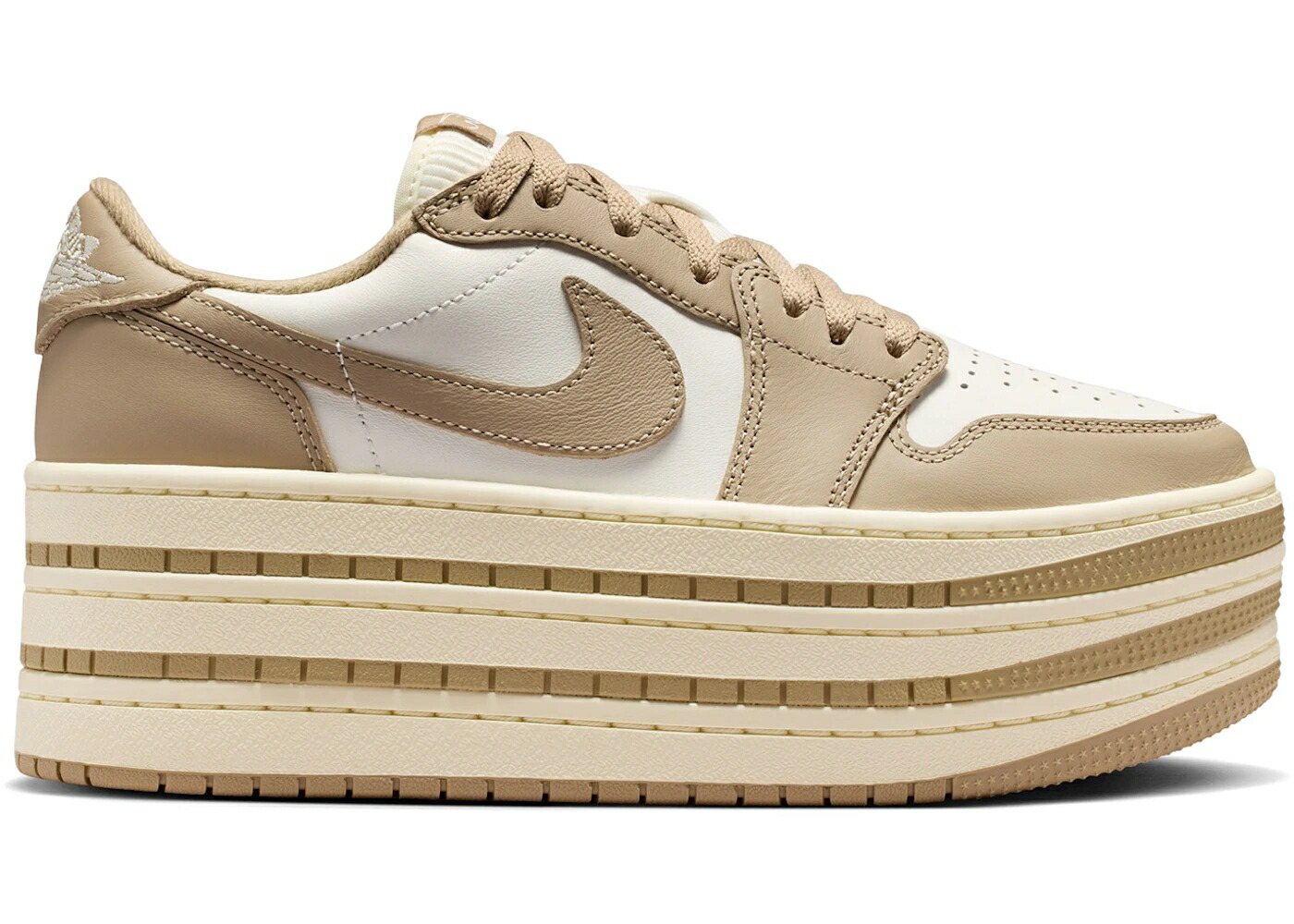 ナイキ ジョーダン カーキ WOMEN\u0027S スニーカー レディース JORDAN 1 LOW TRIPLE STACK KHAKI SAIL (WOMEN\u0027S) / KHAKI SAIL COCONUT MILK KHAKI
