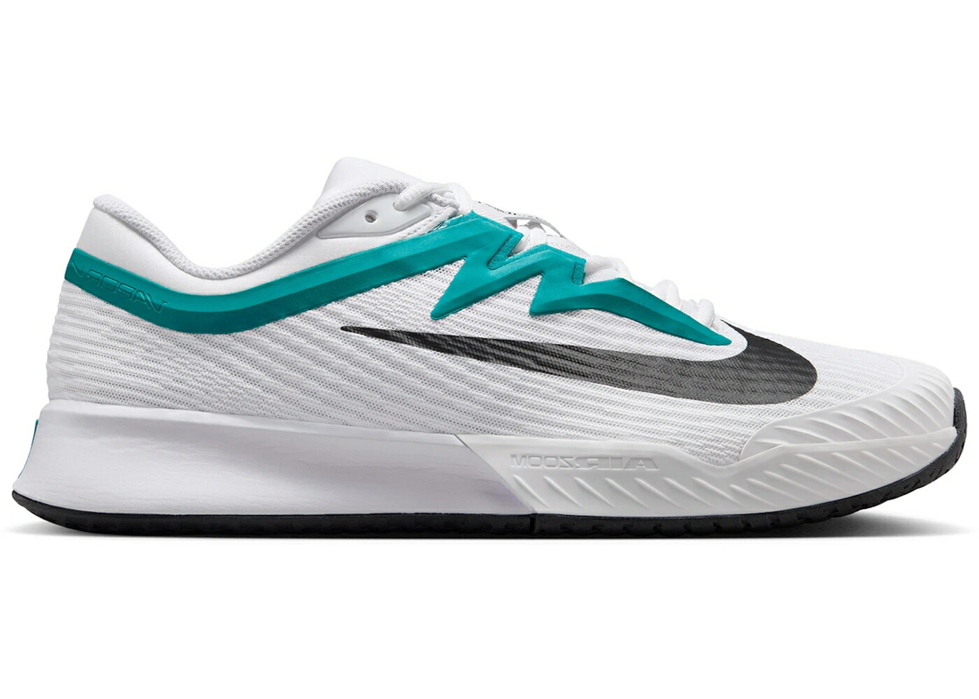 ナイキ コート ズーム プロ 白色 ホワイト 黒色 ブラック スニーカー メンズ NIKE COURT AIR ZOOM VAPOR PRO 3 HC WHITE RADIANT EMERALD BLACK / WHITE RADIANT EMERALD BLACK