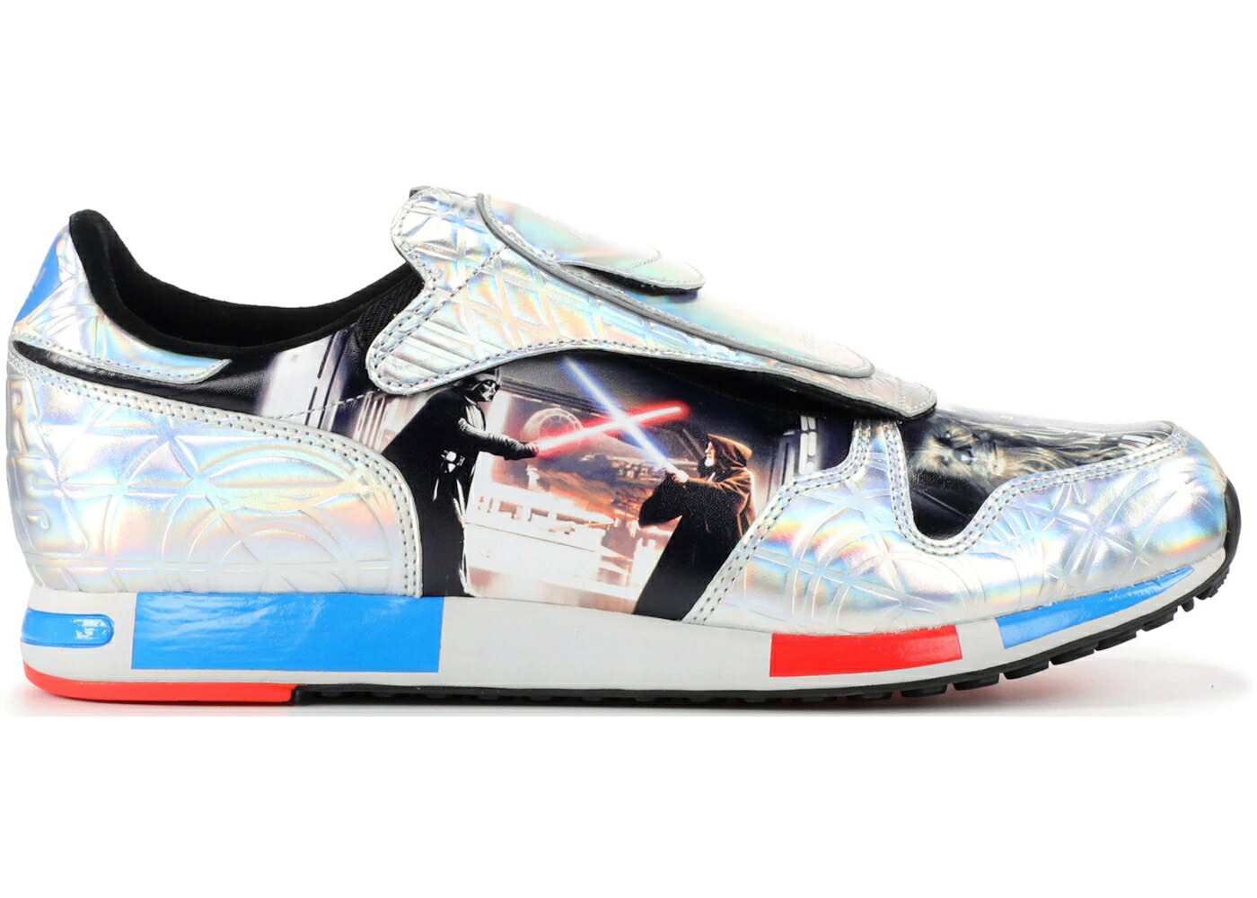 アディダス しろがね色 しろがね色 スターウォーズ スニーカー メンズ ADIDAS MICROPACER STAR WARS / METALLIC SILVER METALLIC SILVER
