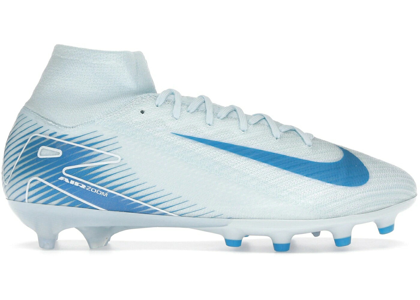 ナイキ エリート 青味 青み スニーカー メンズ NIKE MERCURIAL SUPERFLY 10 ELITE AG-PRO GLACIER BLUE ORBIT / GLACIER BLUE BLUE ORBIT