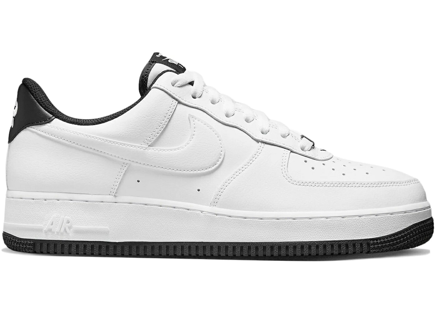 ナイキ 白いこと 白いこと 黒いこと 黒いこと 空軍 スニーカー メンズ NIKE AIR FORCE 1 LOW WHITE BLACK (2022) / WHITE BLACK