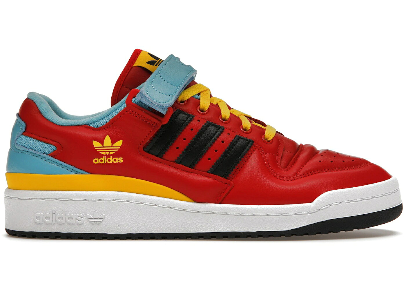 アディダス 討論会 運動場 赤 赤いこと 黄味がかった 黄色 スニーカー メンズ ADIDAS FORUM LOW SOUTH PARK CARTMAN / RED YELLOW TEAL
